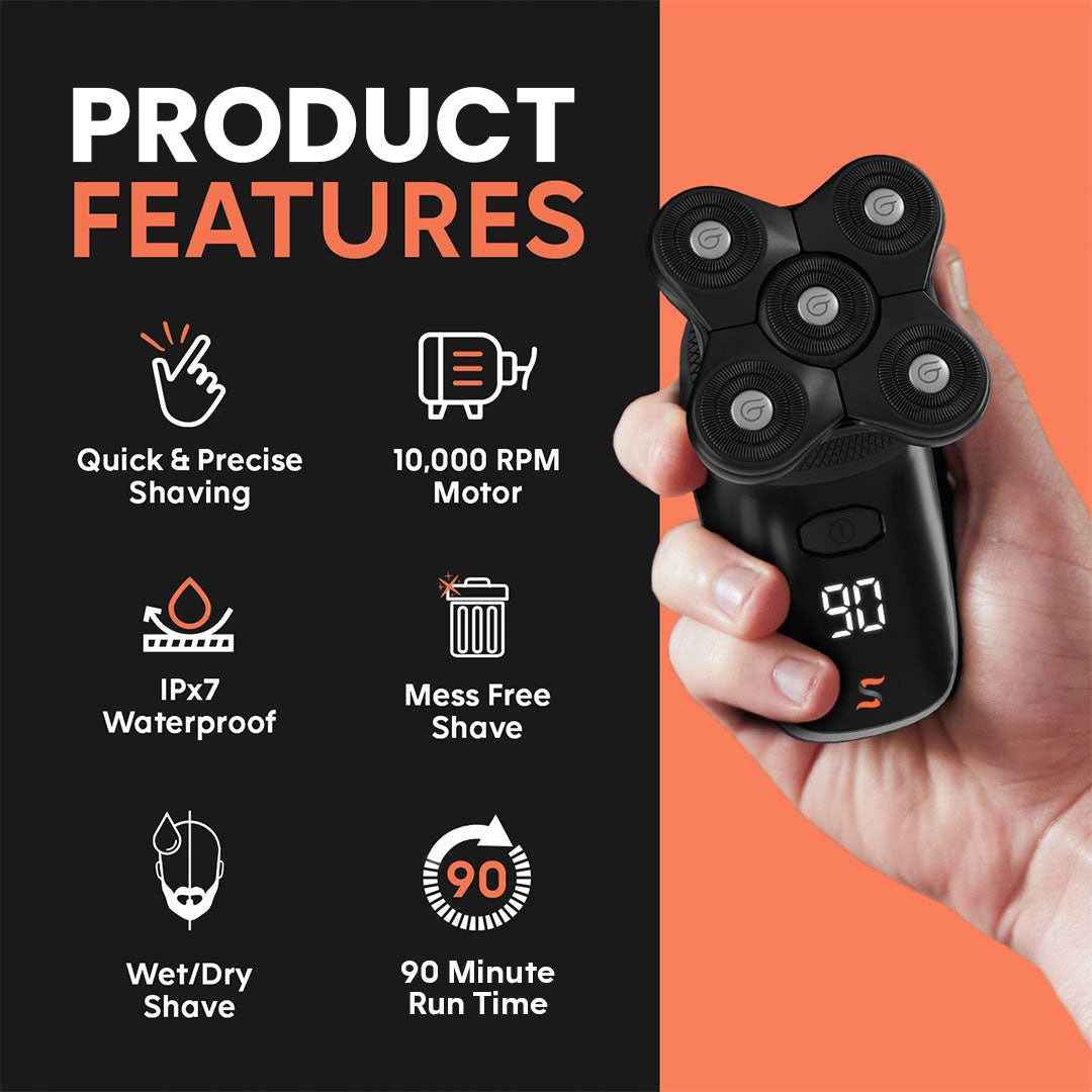 Shavie Pro™: #1 Head & Face Shaver Kit