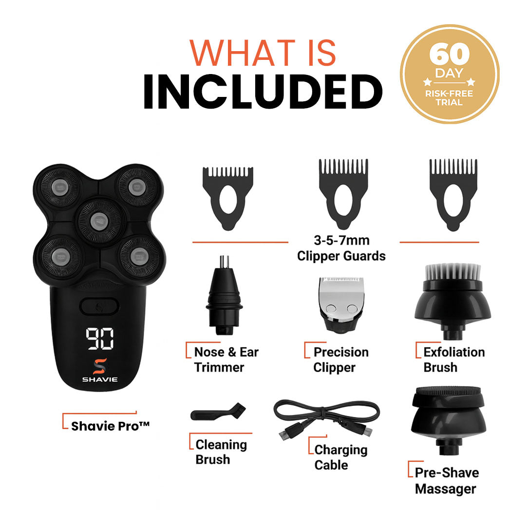 Shavie Pro™: #1 Head & Face Shaver Kit